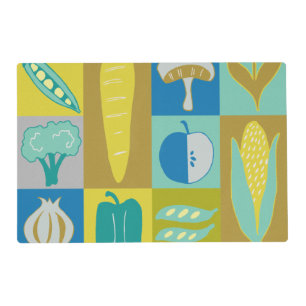 Veggie Blocks II Placemat