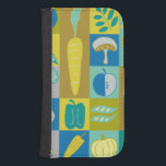 Veggie Blocks II Galaxy S4 Wallet Case<br><div class="desc">Home Décor</div>
