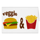 Veggie Burger and Fries (Front Horizontal)