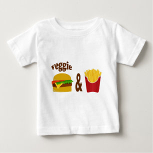 Veggie Burger and Fries Baby T-Shirt