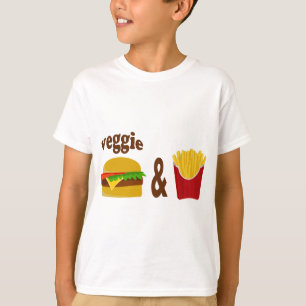 Veggie Burger and Fries T-Shirt