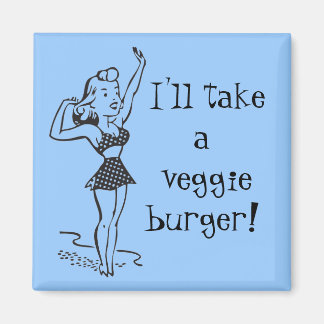 Veggie Burger Magnet