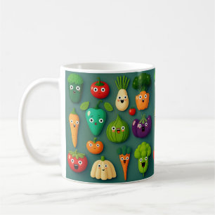 Veggie Characters Veg Photos Vegetables Onion Clip Coffee Mug