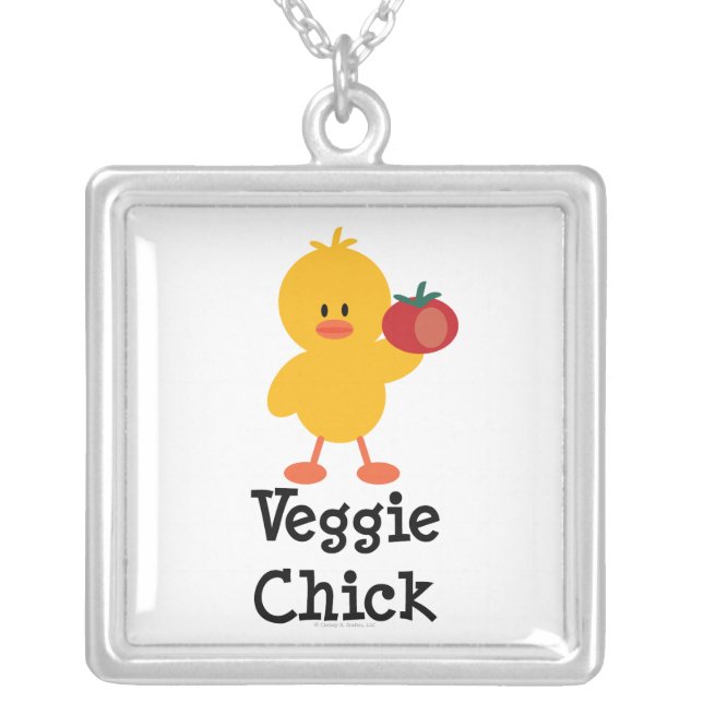 Veggie Chick Necklace (Front)