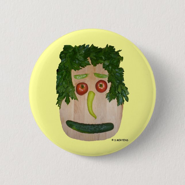 Veggie Face Button (Front)