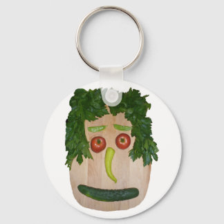 Veggie Face Keychain