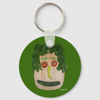 Veggie Face Keychain