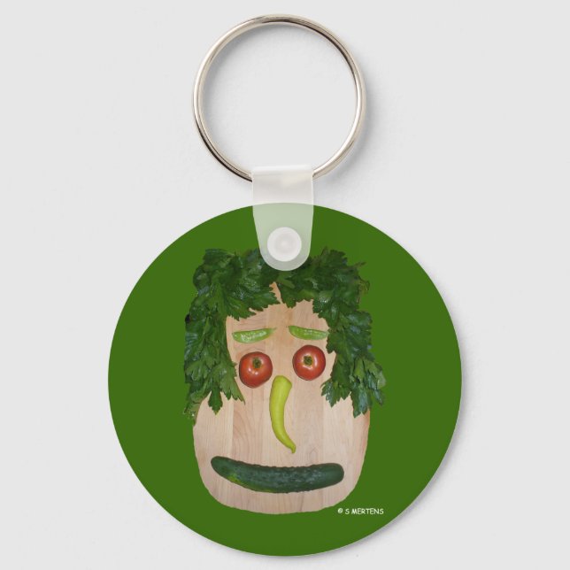 Veggie Face Keychain (Front)
