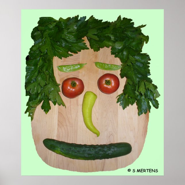 Veggie Face Poster (Front)