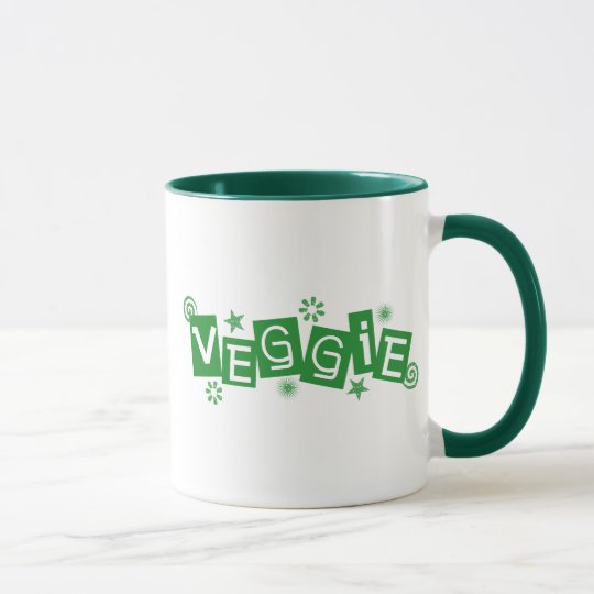 Veggie, For Vegetarians and Vegans Mug