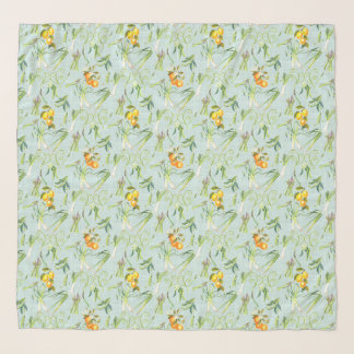 Veggie Garden Print Gift for Gardeners Scarf