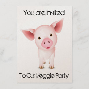 Veggie Invitation card