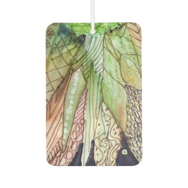 “Veggie Leaves” Air Freshener (Front)