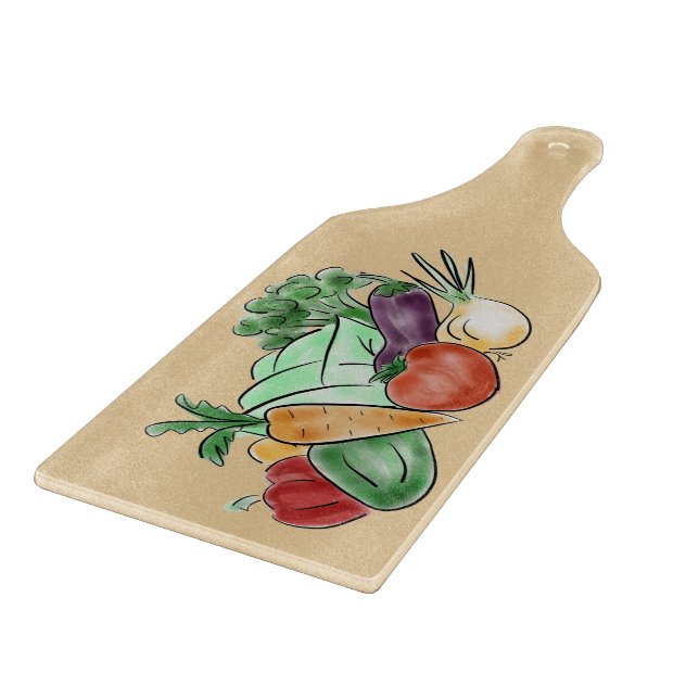 Veggie Love Cutting Board (Corner)