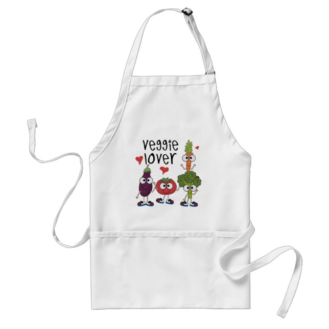 Veggie Lover Adult Apron (Front)