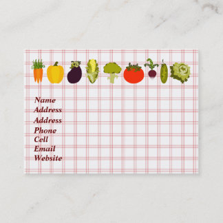 Veggie Lover Business Card