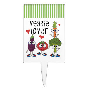 Veggie Lover Cake Topper