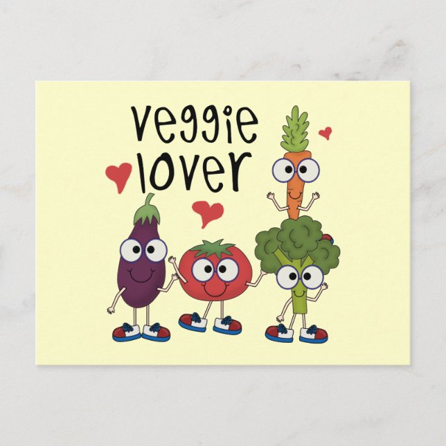Veggie Lover Postcard (Front)