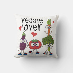 Veggie Lover Throw Pillow