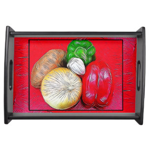 Veggie Medley Serving Tray