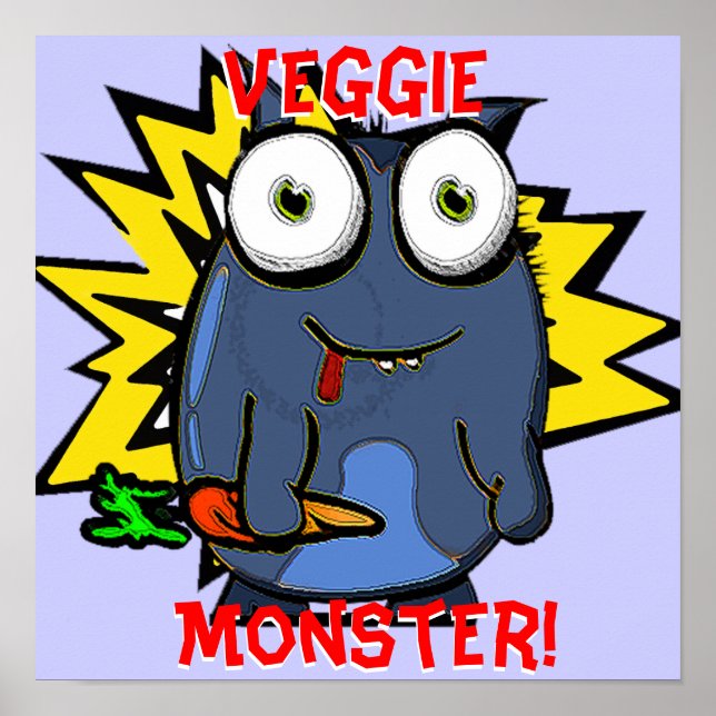 Veggie Monster Poster (Front)