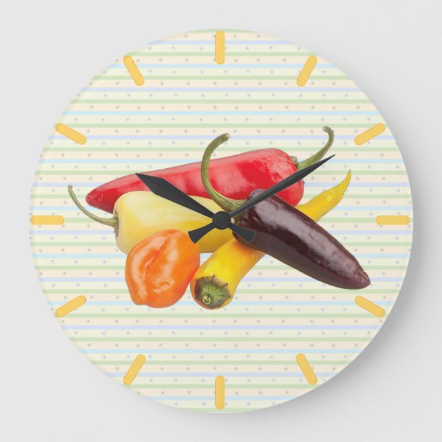 'Veggie' o' Clock' Wall Clock (Front)