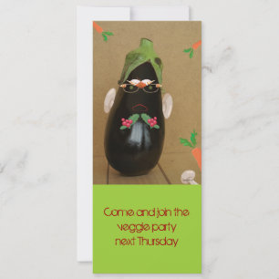 veggie party invitation