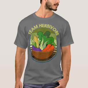 Veggie Plant Based Team Herbivore Vegetable Lover T-Shirt
