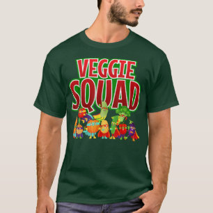 Veggie Squad Shirt  Retro Vegetable Shirt Vegan Ve