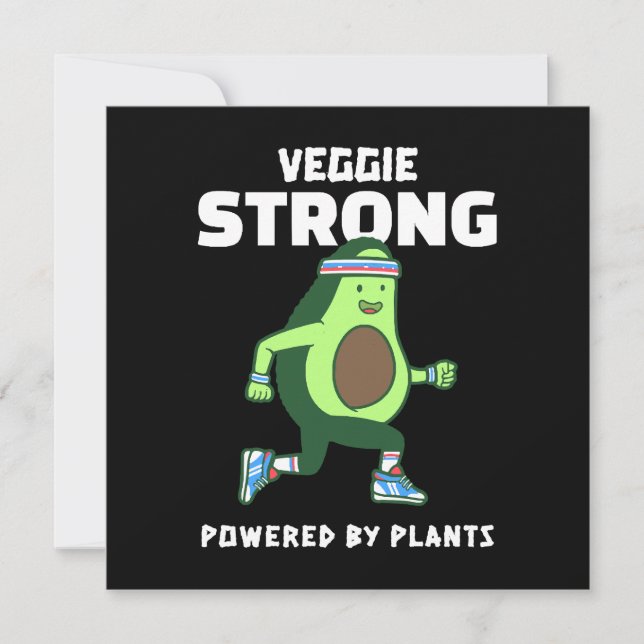 Veggie Strong, Powered by plants (Front)