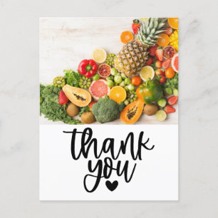 Veggie vegetable Vegetarian appreciation Postcard