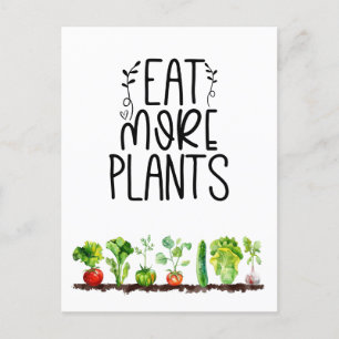 Veggie vegetable Vegetarian appreciation Postcard