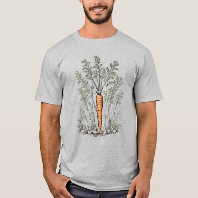 Veggies 21 carrots, vegetables, gardener, food T-Shirt (Front)