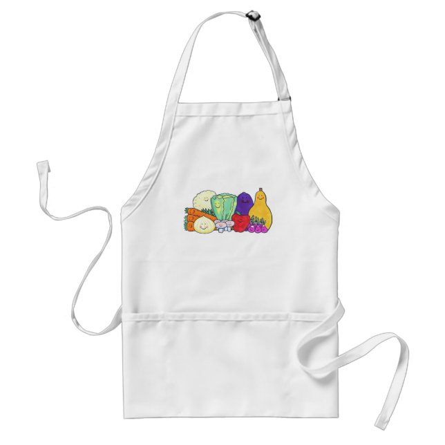 Veggies Adult Apron (Front)