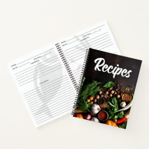 Veggies and Spices Recipe  Notebook