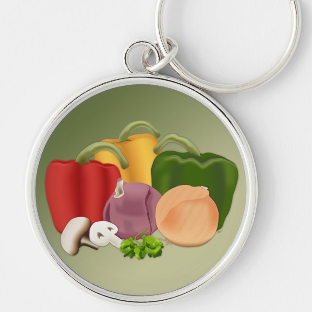 Veggies Keychain (Front)