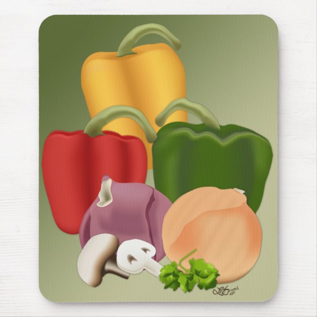 Veggies Mouse Pad (Front)
