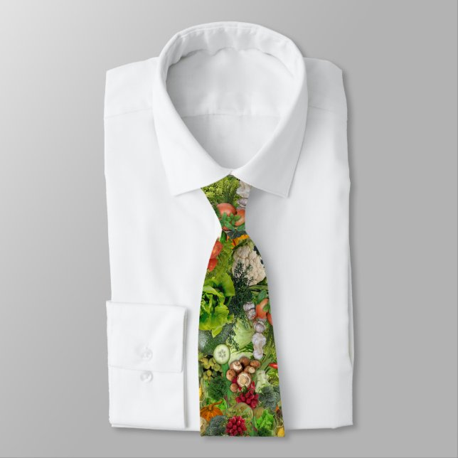 Veggies Neck Tie (Tied)