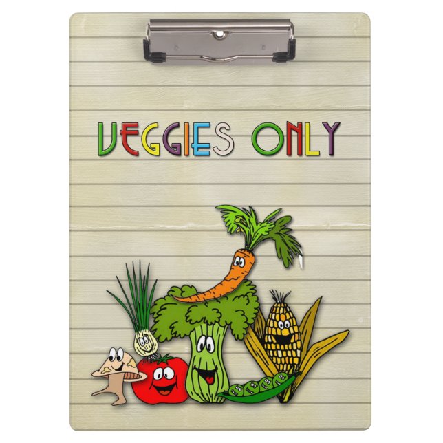 veggies only - clipboard (Front)