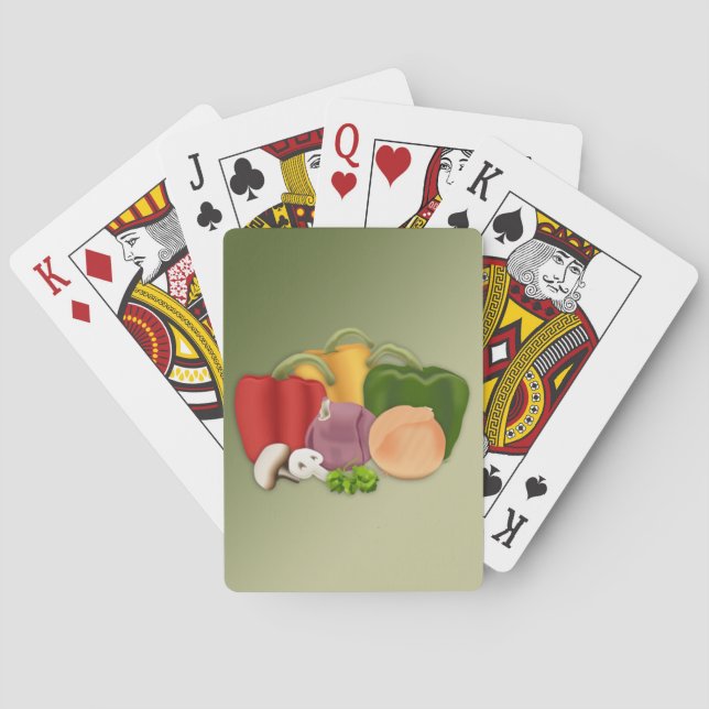 Veggies Poker Cards (Back)
