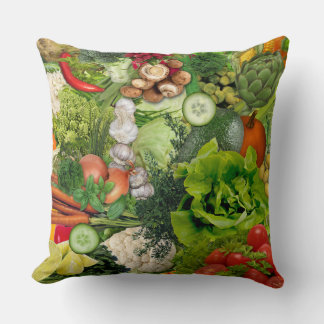 Veggies Throw Pillow