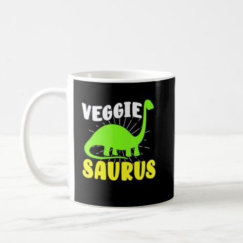 Veggiesaurus Dino Vegetarian No Meat Plant Based D Coffee Mug