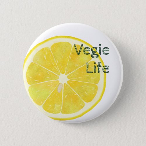 Vegie Life LEMON Button