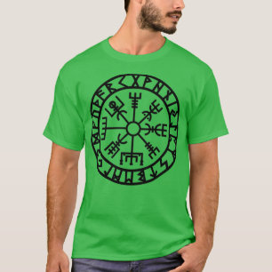 Vegvisir Futhark Runes Navigator Vikings Essential T-Shirt