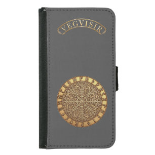 Vegvisir Golden Compass Samsung Galaxy S5 Wallet Case