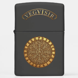 Vegvisir Golden Compass Zippo Lighter