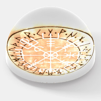 Vegvísir Icelandic magical amulet stave Paperweigh Paperweight