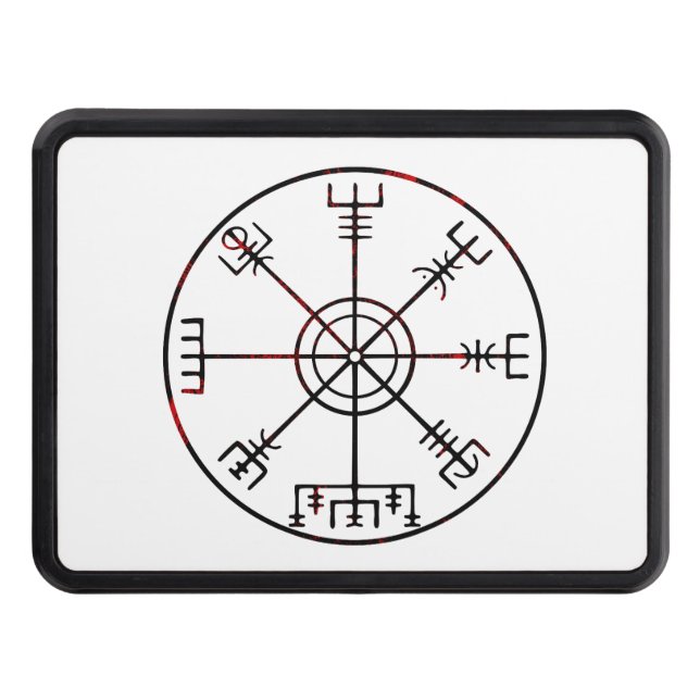 Vegvisir Icelandic Stave Tow Hitch Cover (Front)