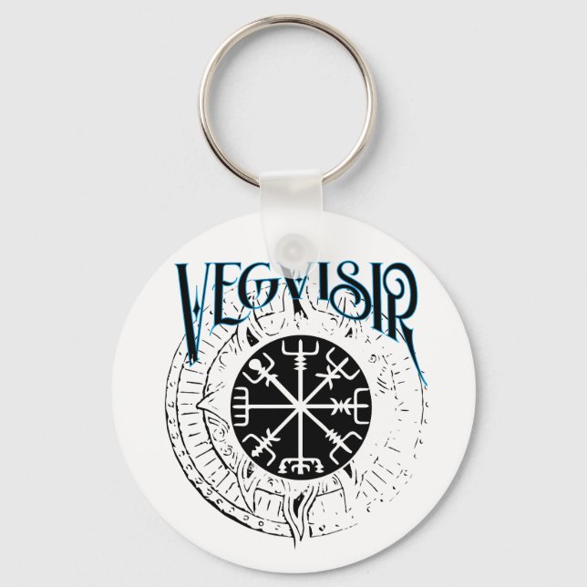 vegvisir nordic pathfinder compass keychain (Front)