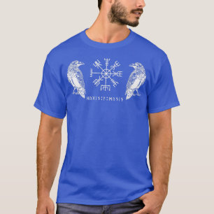 Vegvisir Ravens Odin's Hugin and Munin T-Shirt
